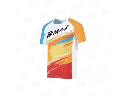 Футболка Bmai мужская разноцветная белая